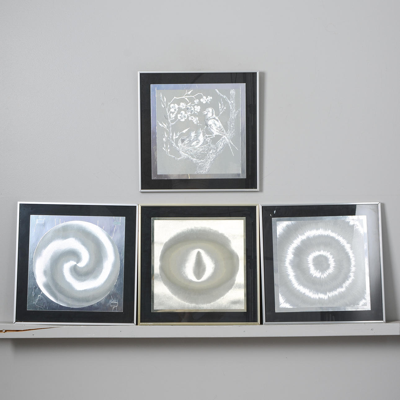 AFTER BARBARA LUDINGHAUSEN. composition, 4 pcs, copper graphics.