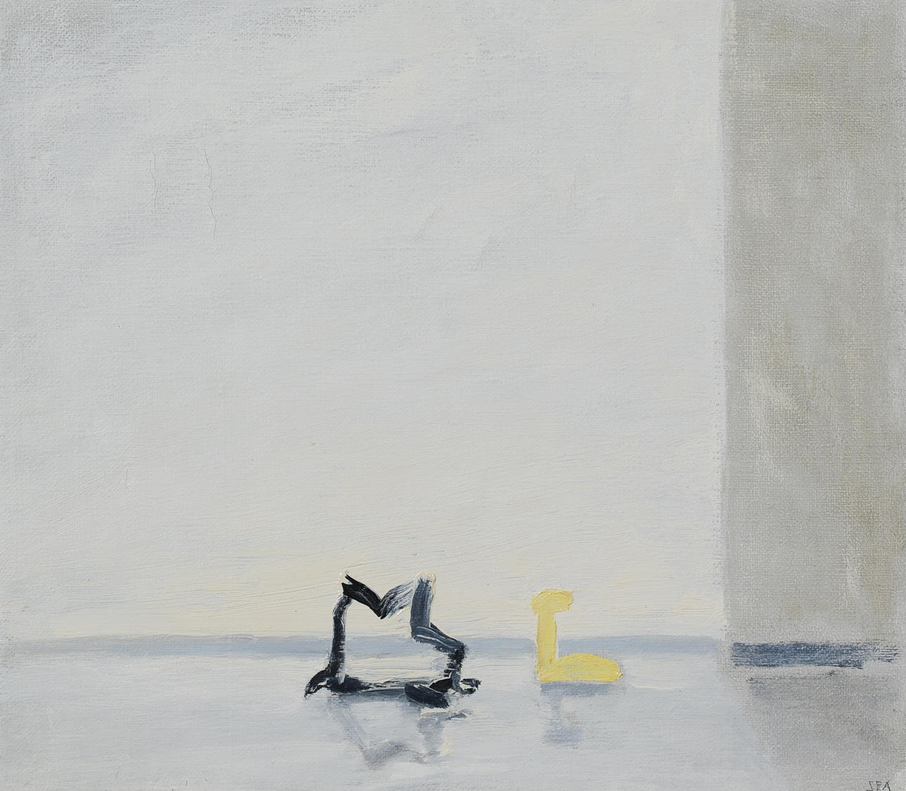 SVEN-ERIK ANDERSSON. "Småsaker" (Small things), oil on canvas, signed, dated -89.