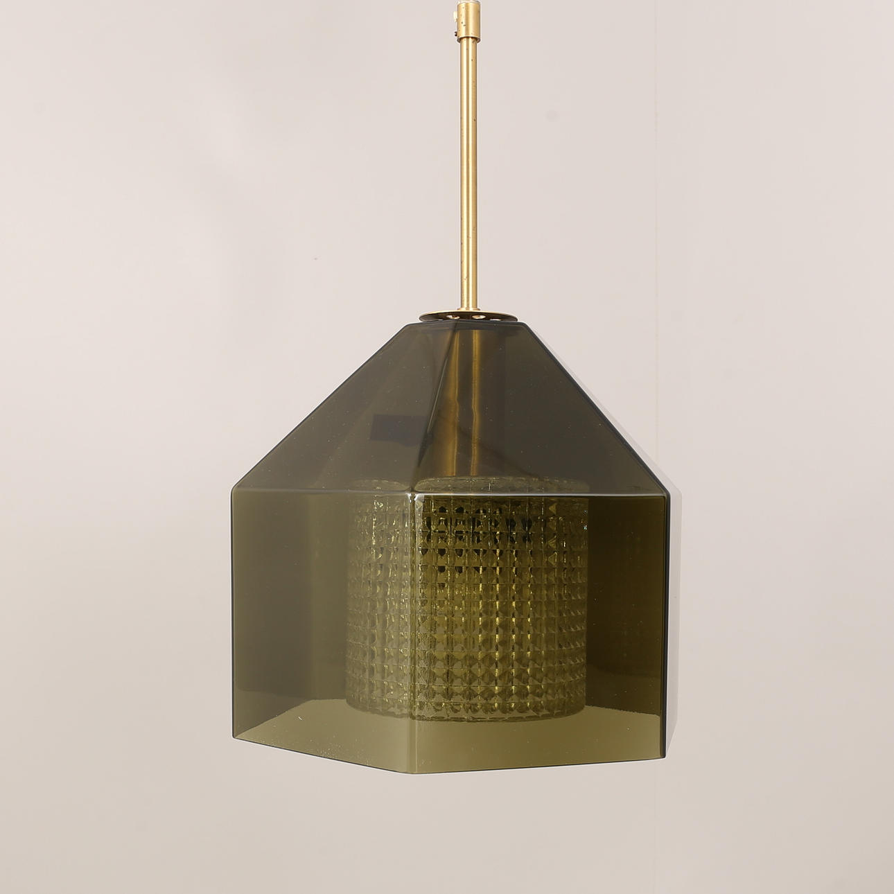 TAKLAMPA, glas, Orrefors, Carl Fagerlund.