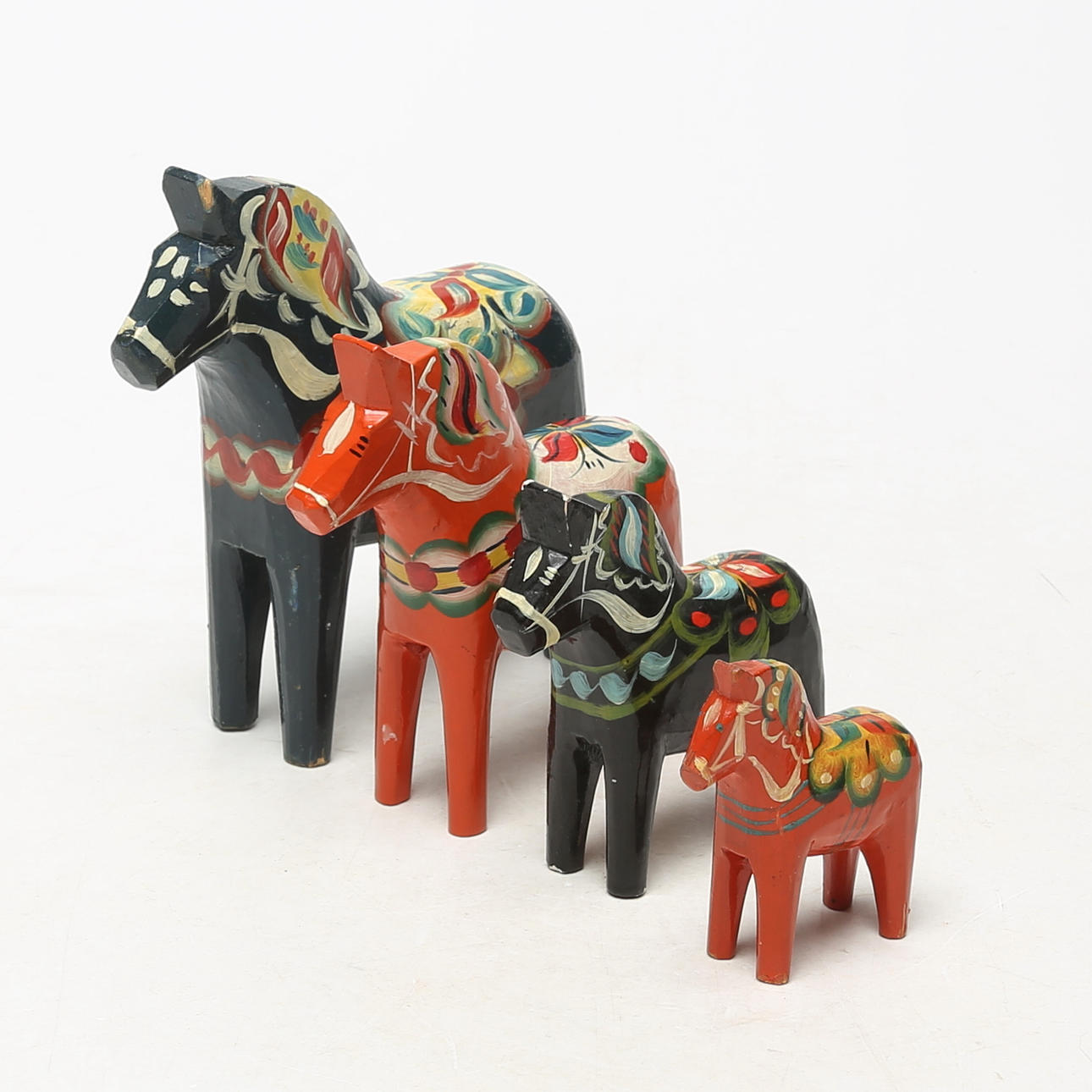 DALA HORSES 4 pcs.