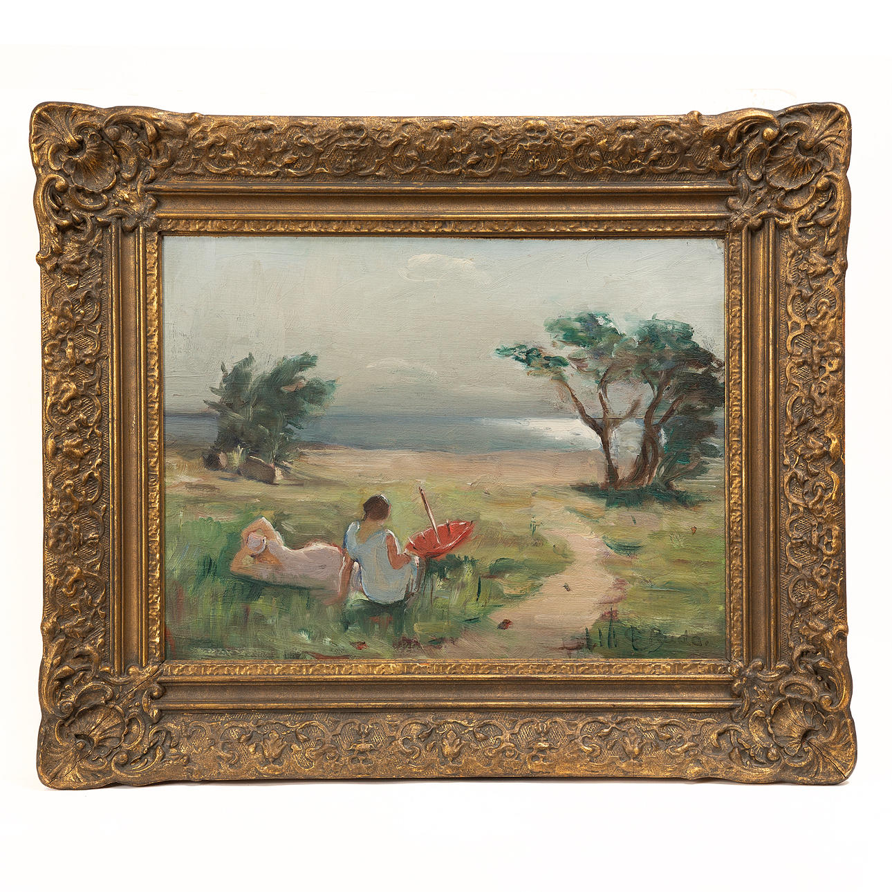 GUNNAR RUDA. Oil on panel, signed.