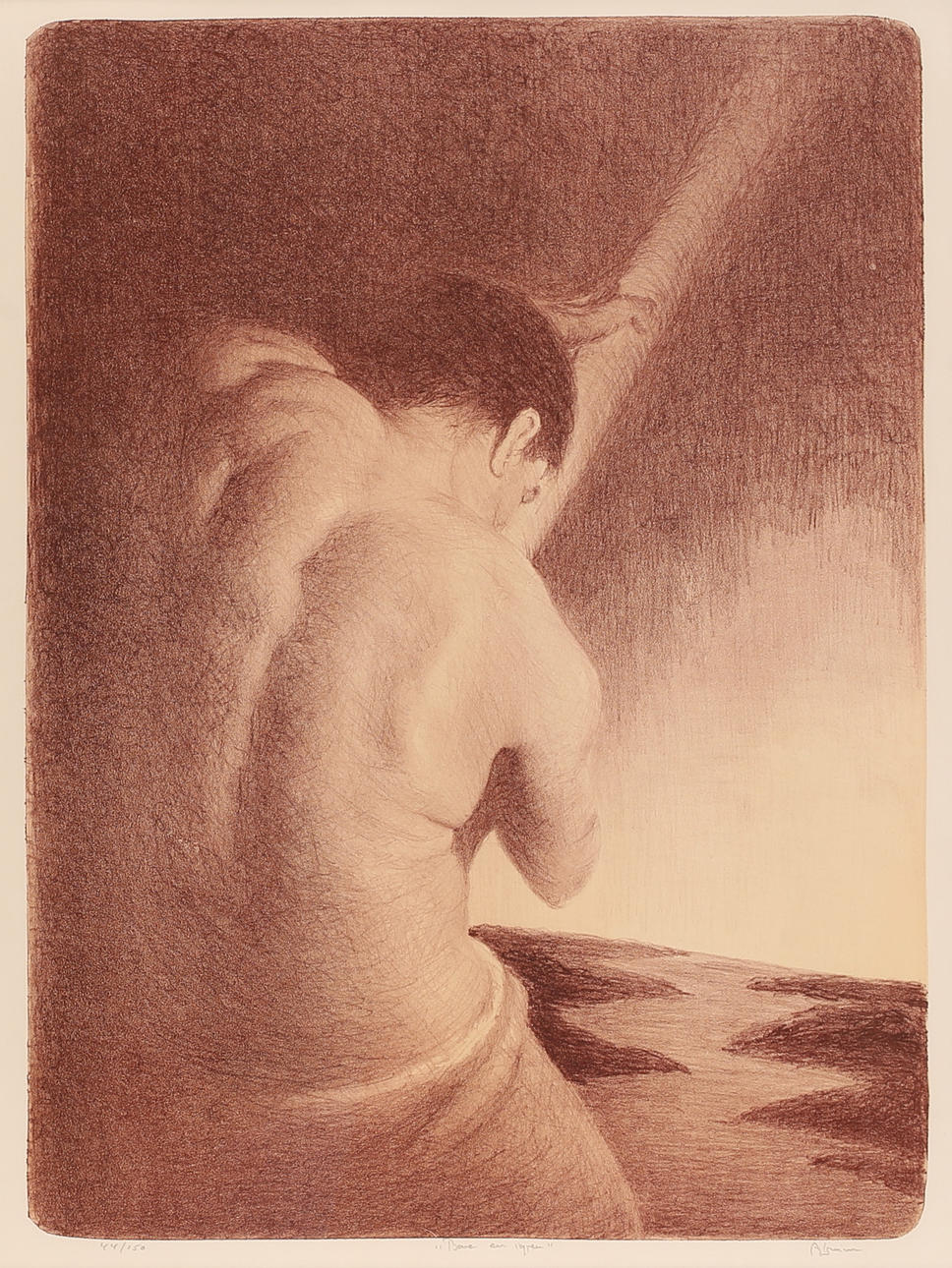 BJÖRN ALGRIM. Lithograph in colours, signed, 44/150.