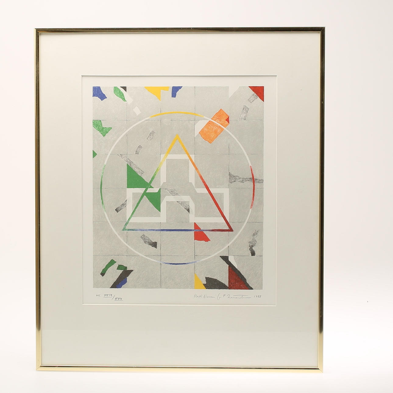 MATTI NURMI. Color lithograph, signed and numbered.