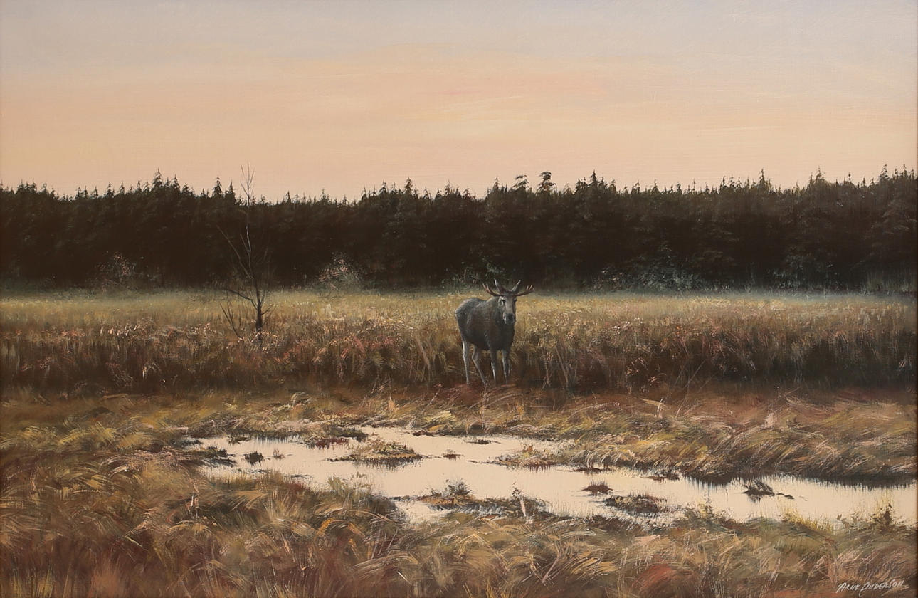 ARNE ANDERSSON. Olja på duk, signerad.