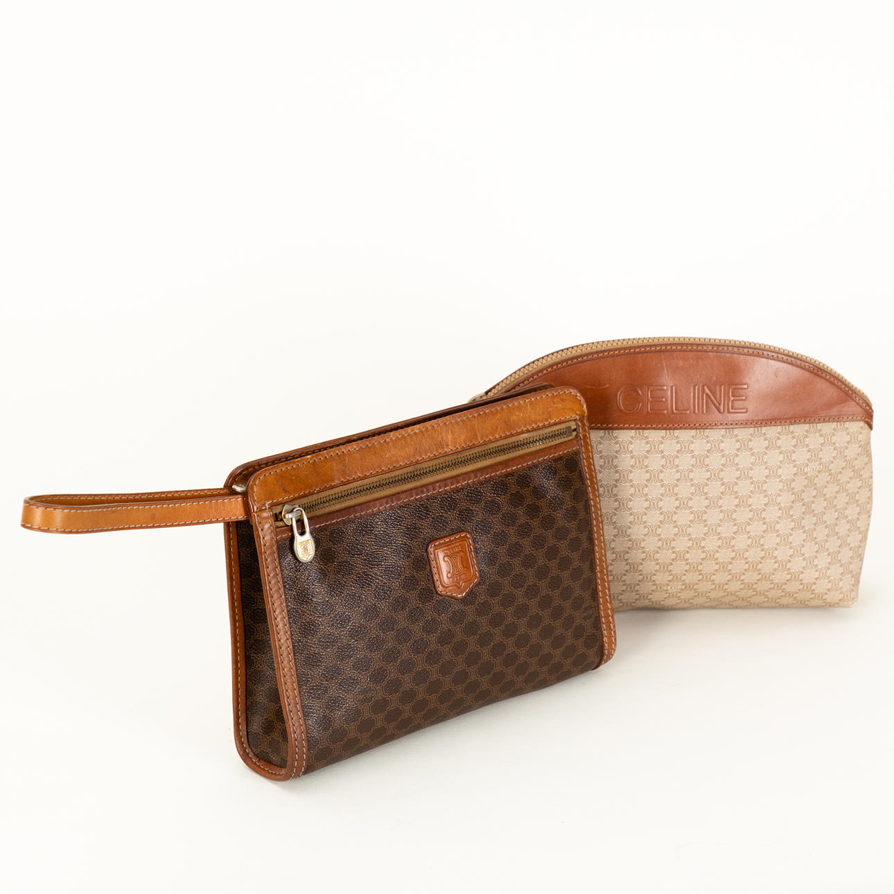 CÉLINE. Two clutches (2).