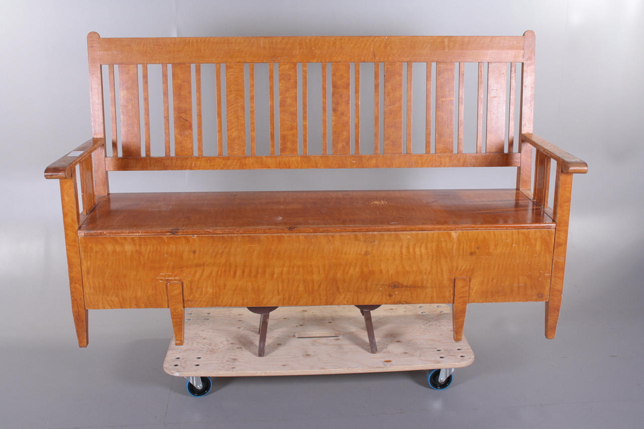 KÖKSSOFFA, trä, sekelskiftet 1800/1900.