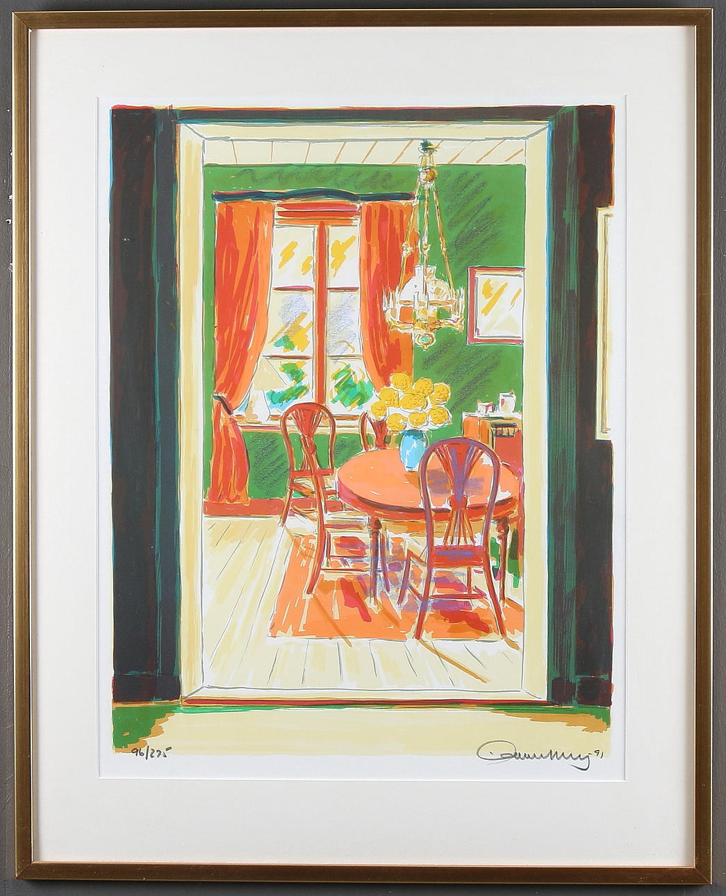 EINAR WENNBERG. Litografi, signerad och numrerad 96/275.