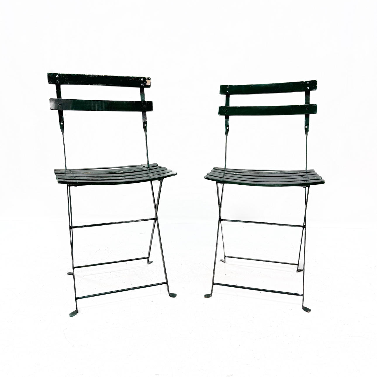 STOLAR 2 st, fällbara, trä, metall.