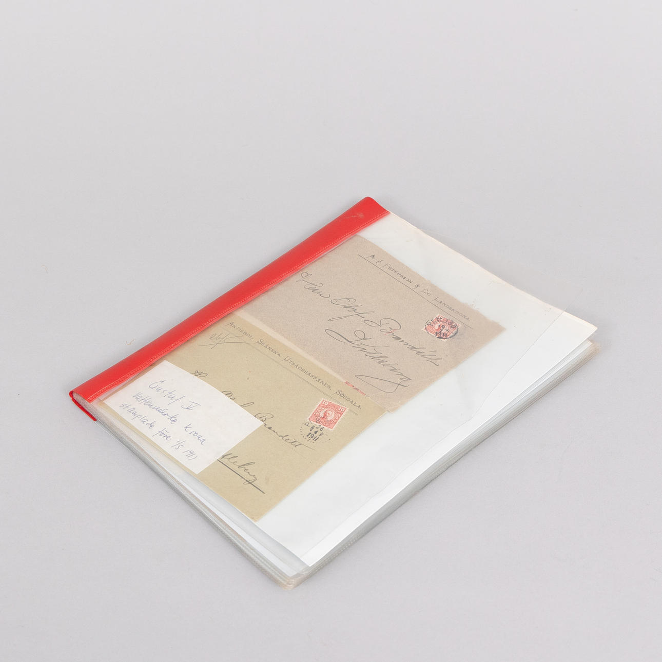 STAMPS ON ENVELOPES, early 20th century.