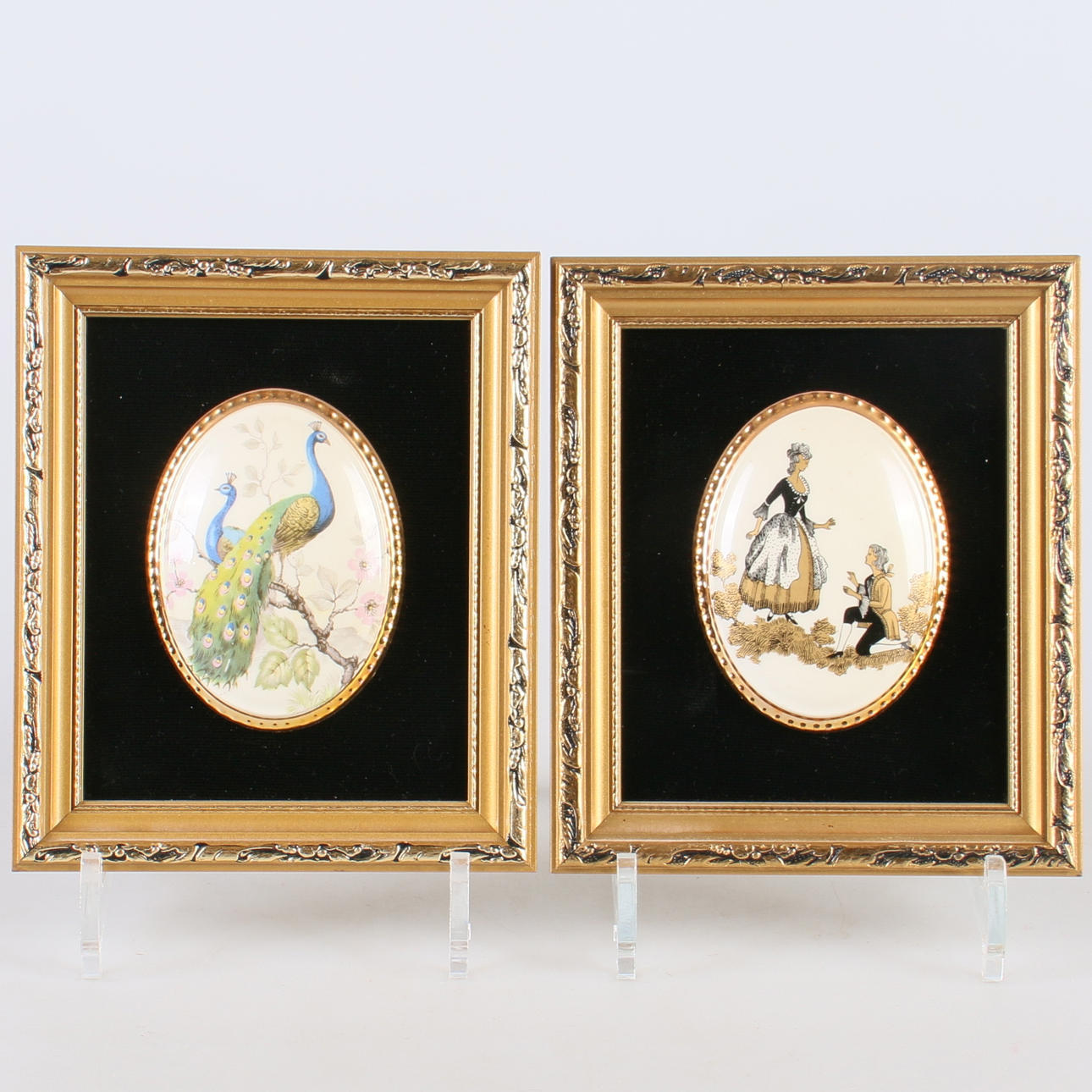 TAVLOR, med porslinsinsatser, England, 1900-tal.