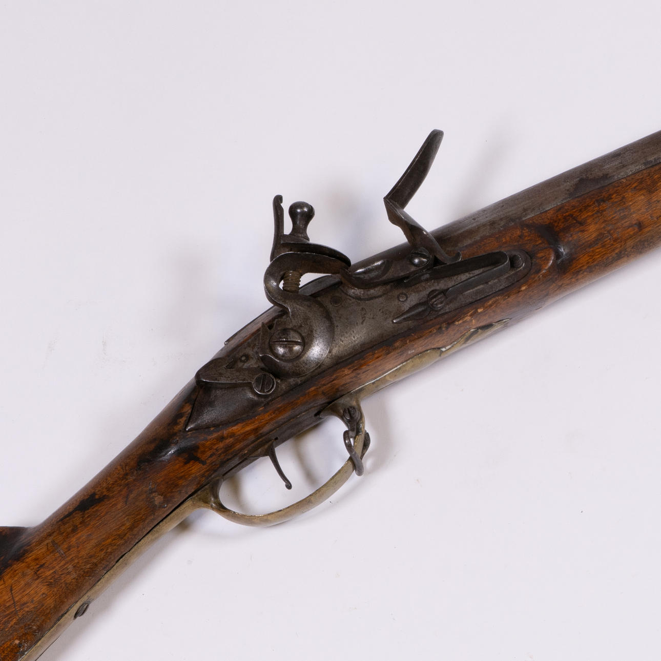 FLINTLOCK RIFLE, Swedish, dragoon rifle m/1778 truncated. Weapons ...
