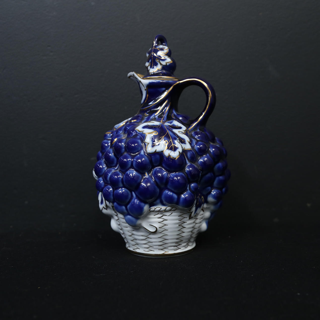 WINE JUG, porcelain, Lomonosov.