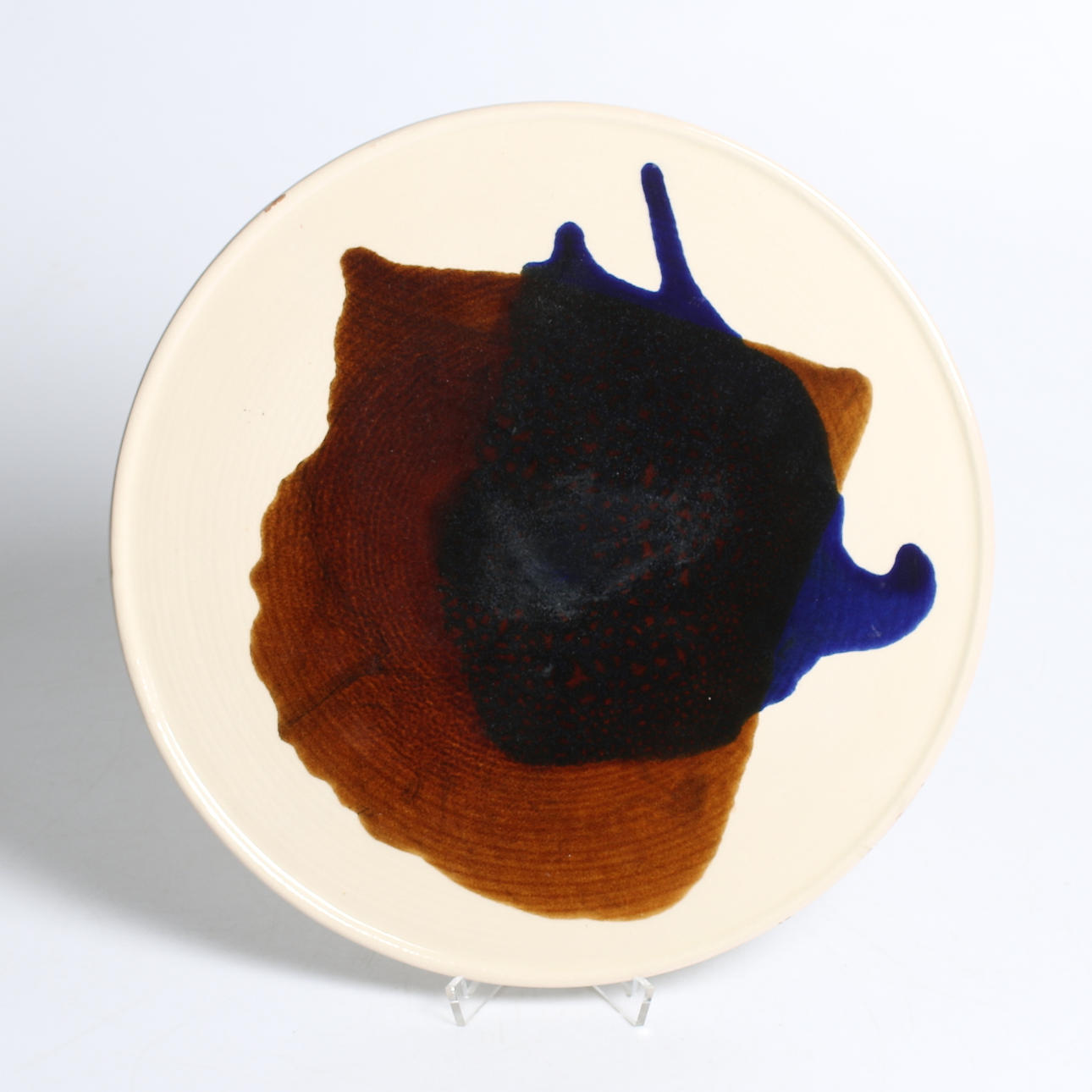 VÄGGPLAKETT, keramik, Eva Fahlcrantz, Upsala-Ekeby, 1900-tal.