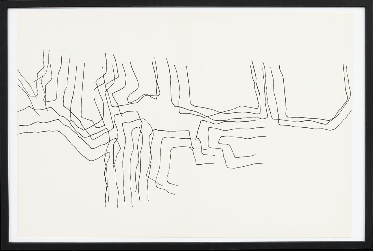 AFTER EDUARDO CHILLIDA. Composition, lithograph from Derriére Le Miroir.
