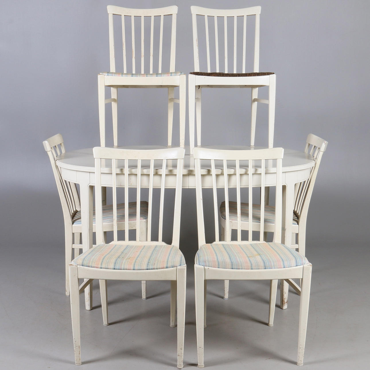 MATSALSGRUPP, 7 delar, "Herrgården", Carl Malmsten, Bodafors, 1900-talets andra hälft.