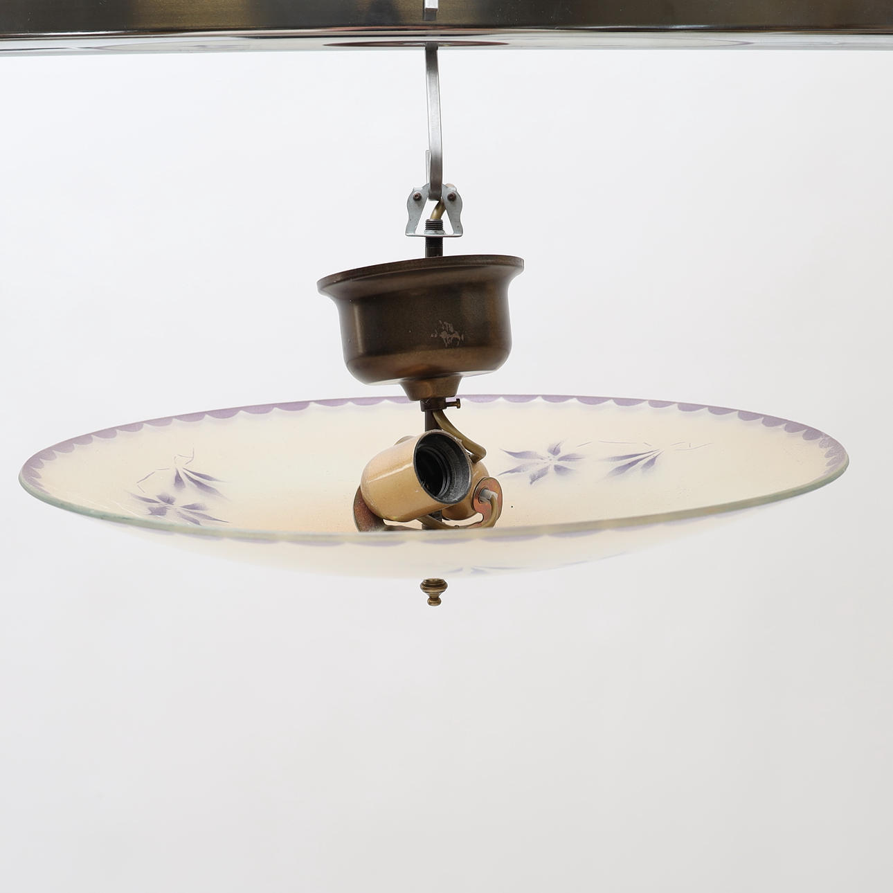 A 1940s-century ceiling lamp.