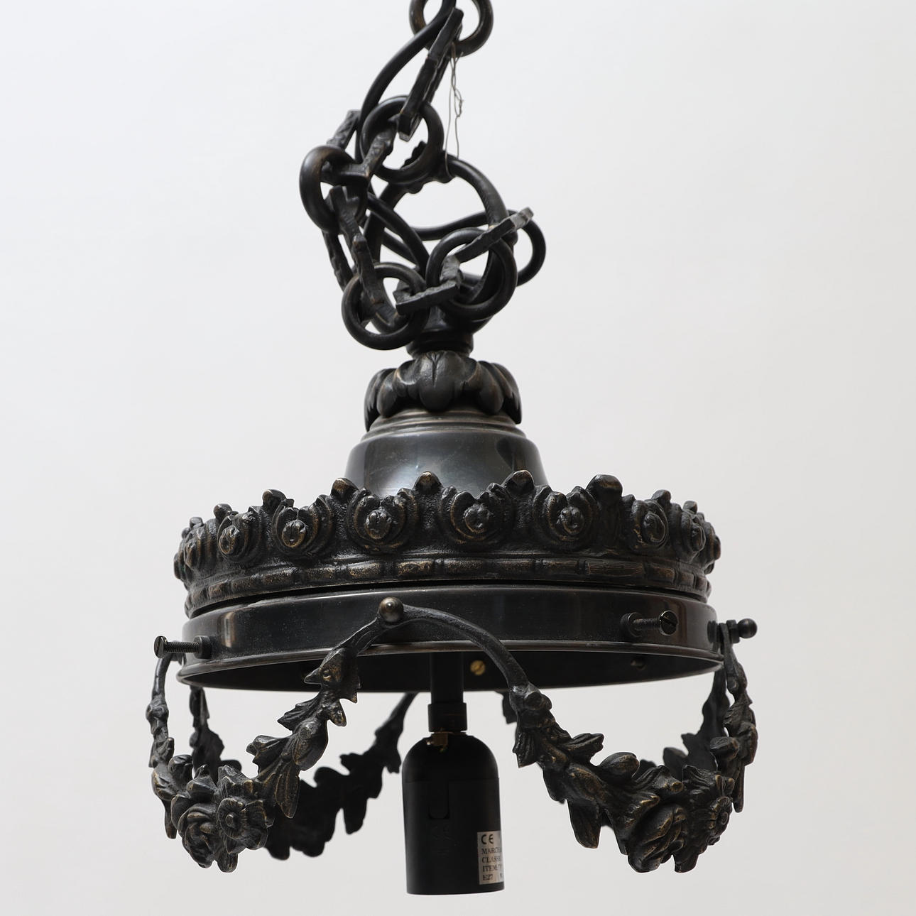 A late 20th century ceiling lamp.