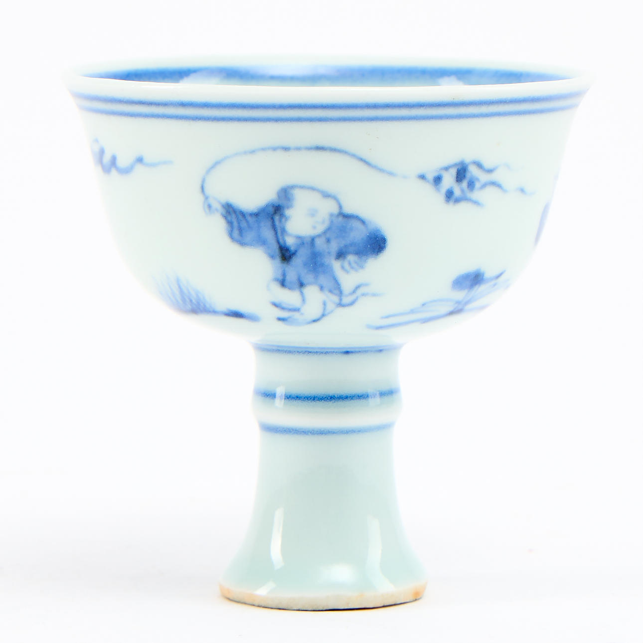 STEMCUP China 19th Century Porcelain.