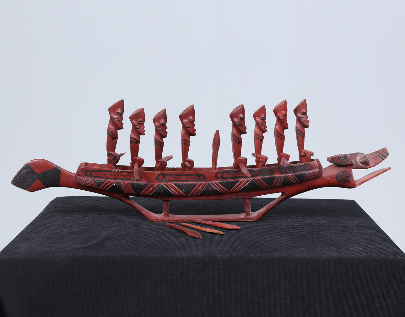 SKULPTUR, båt, Afrika, 1900-tal.