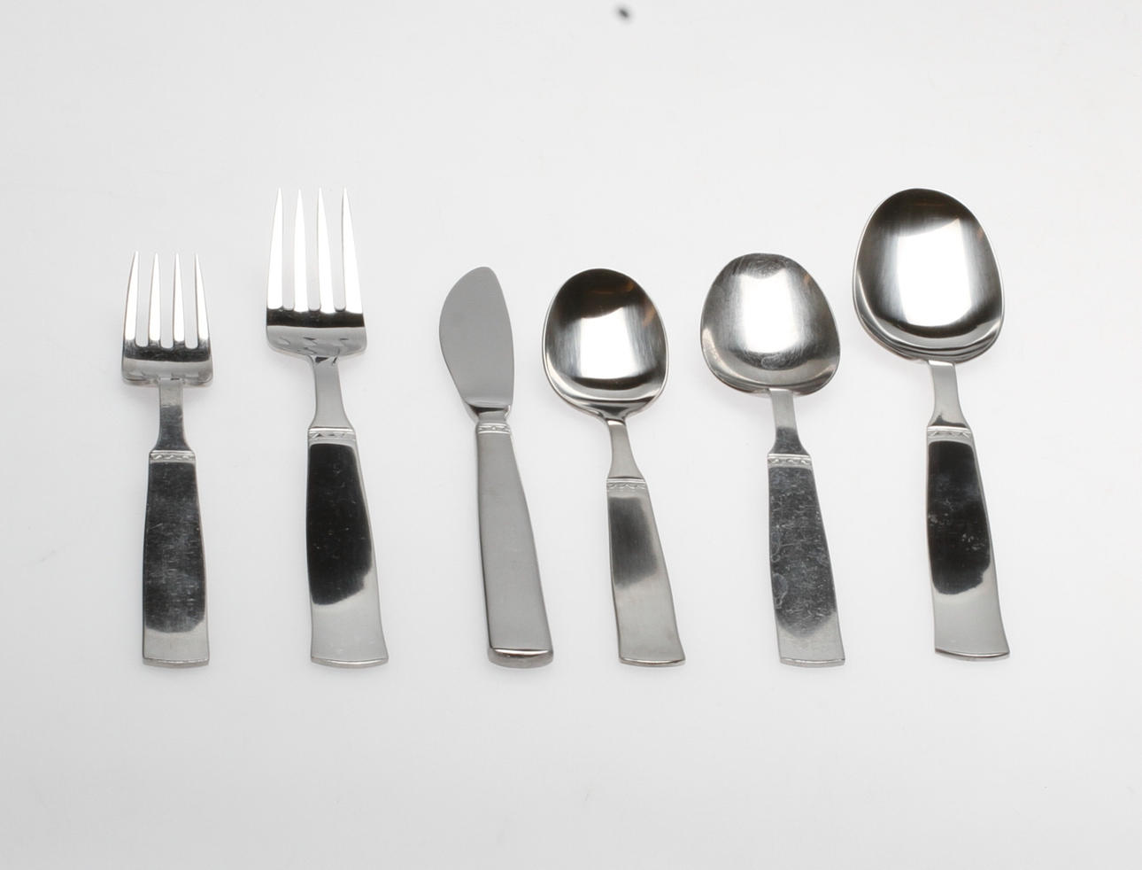 BESTICK, rostfritt stål, 78 delar. "Ranka", Sven Arne Gillgren, Gense.