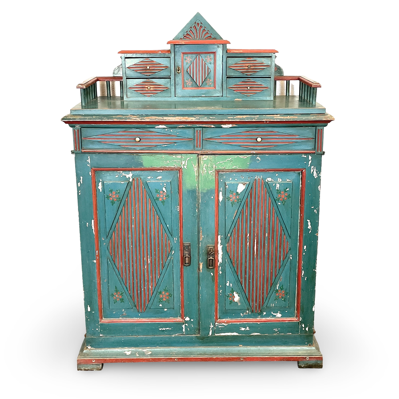 A cupboard with an essay, 19th century.