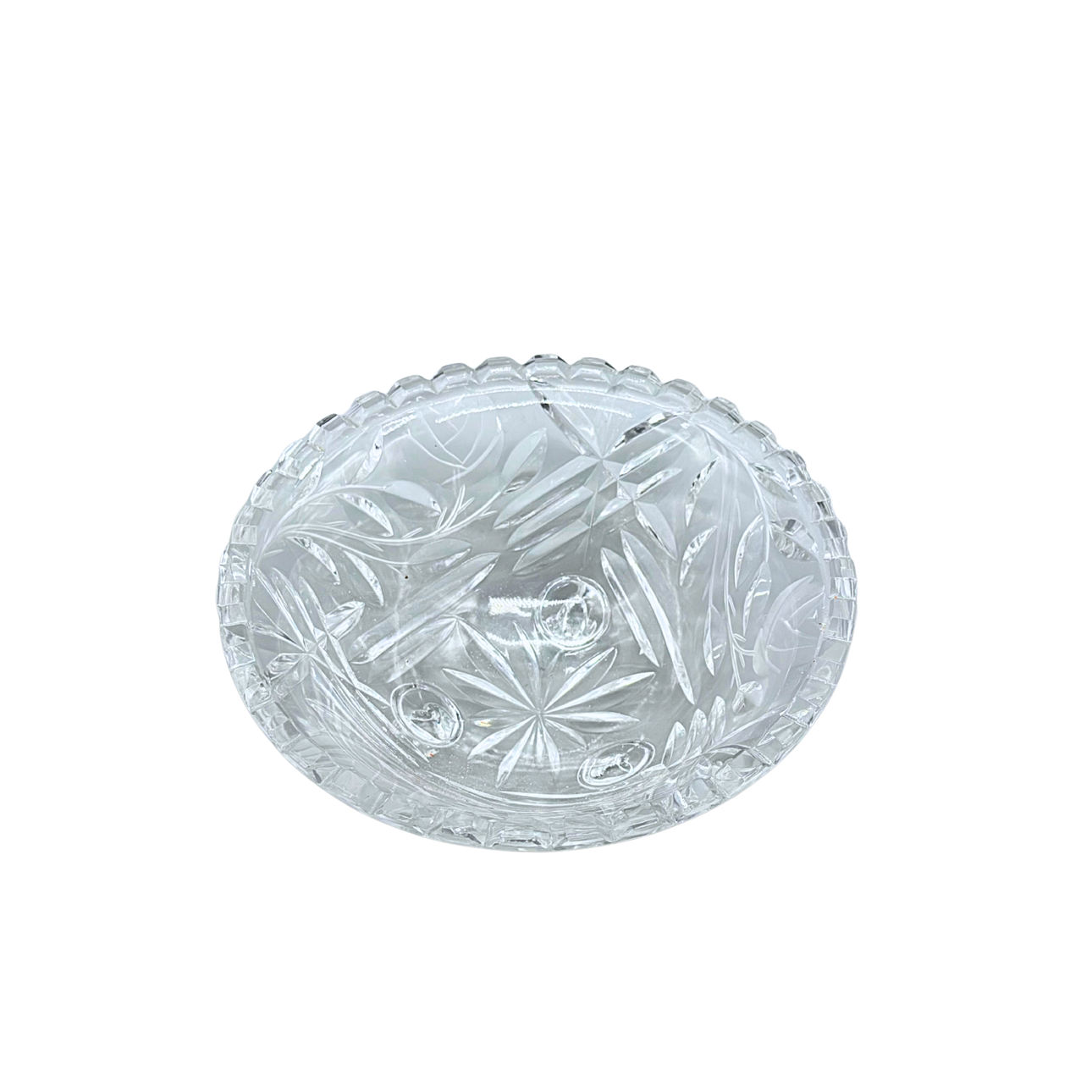 LEAD CRYSTAL BOWL.