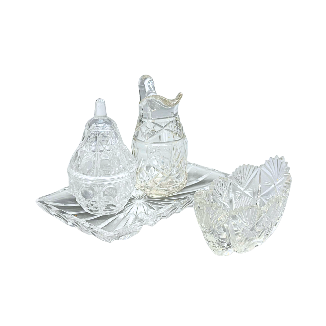 LEAD CRYSTAL TABLE SERVICE.