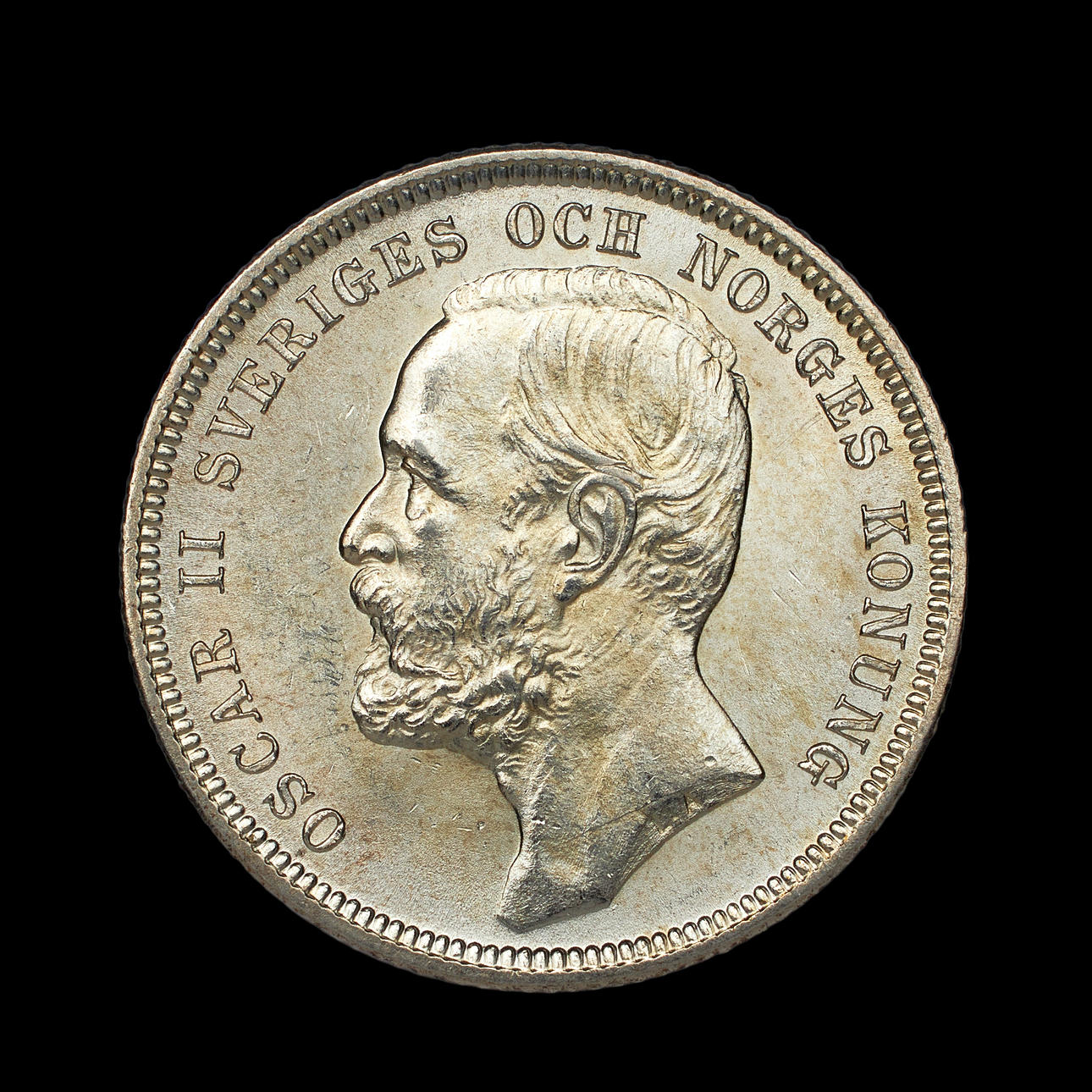 SILVER COIN, Oscar II, 1 crown, 1904.