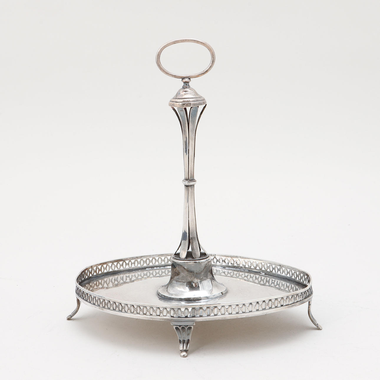 A silver tablecloth, Stockholm, 1804.