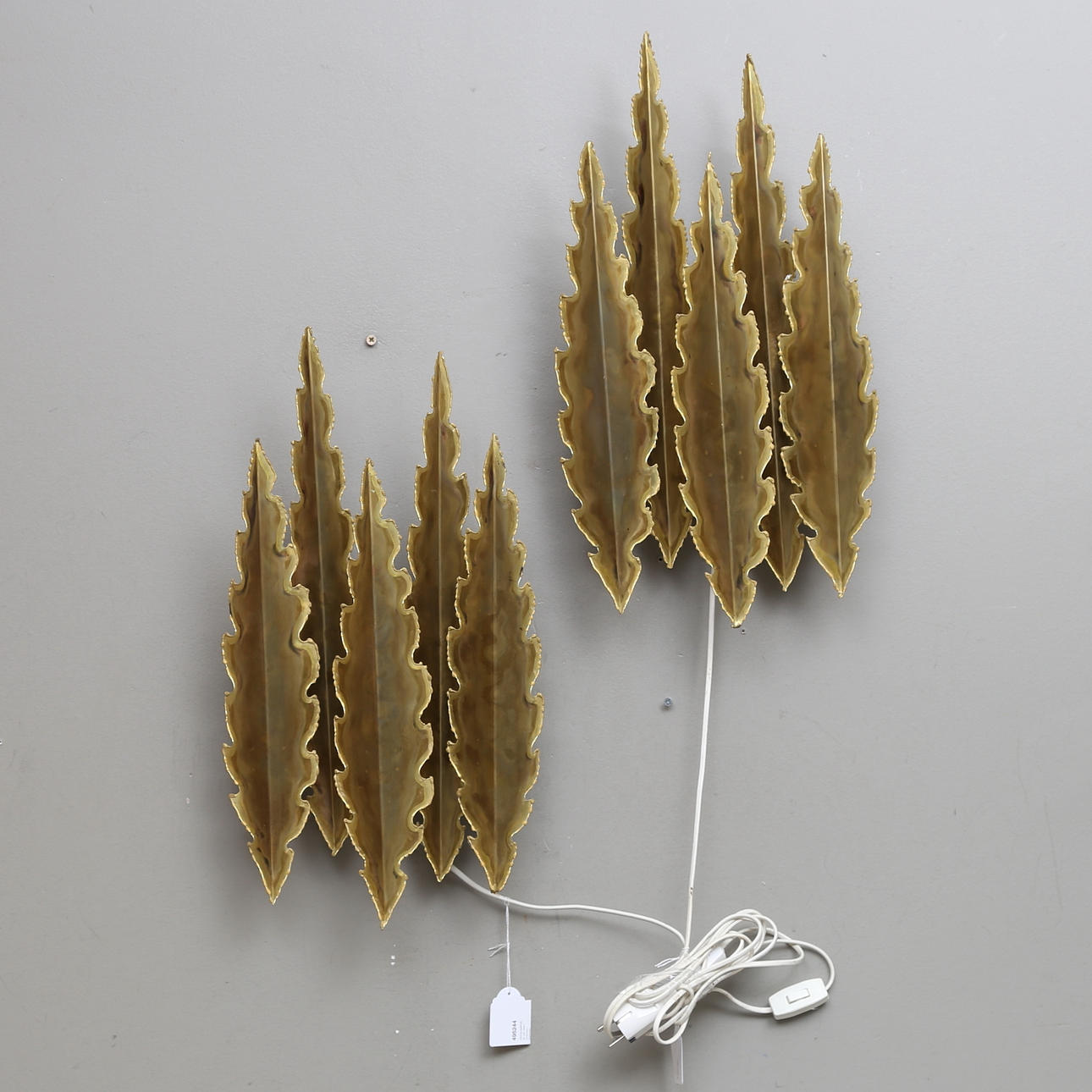 VÄGGLAMPOR, ett par, Holm-Sörensen, Danmark.