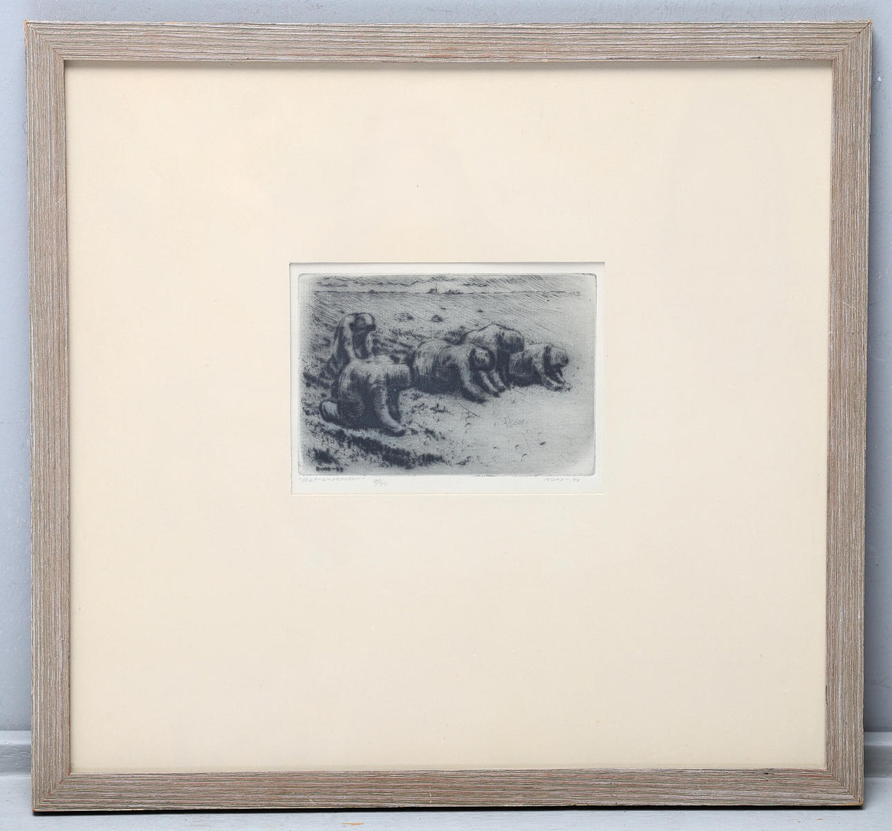 RUNO ANDERSSON. Etching, signed and numbered 20/30.