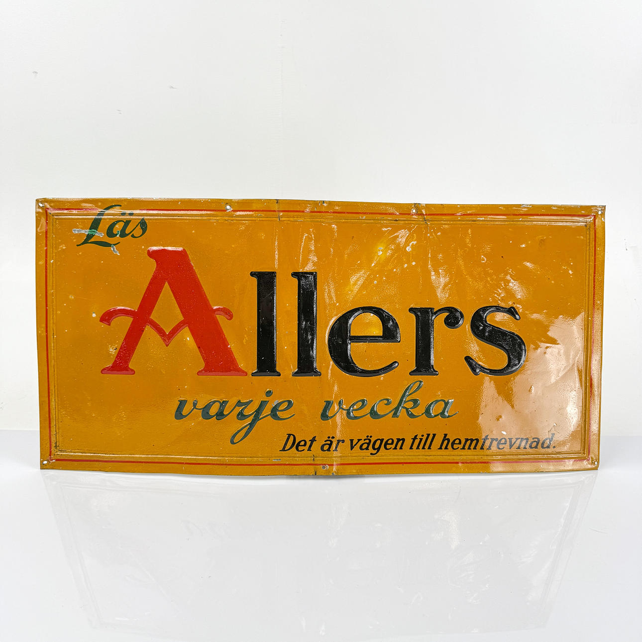 ALLERS, litograferad plåt, 1930-tal.