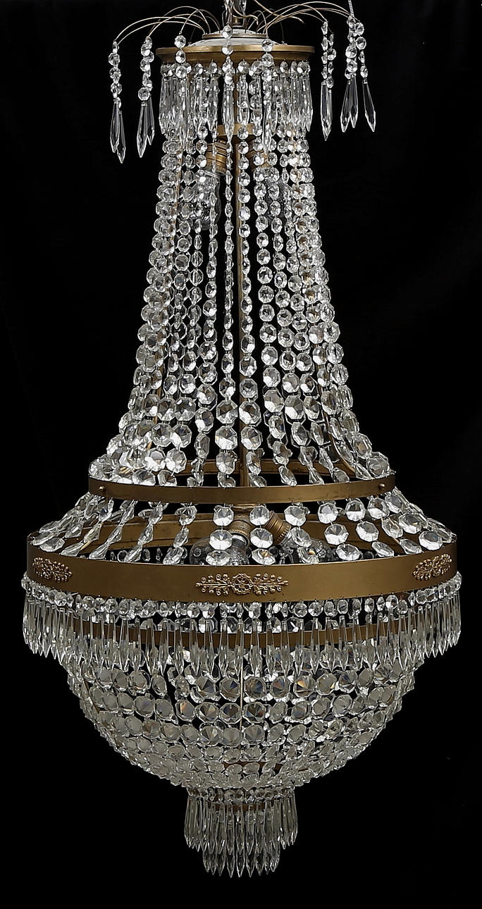 TAKKRONA, empirestil, höjd ca. 125 cm.