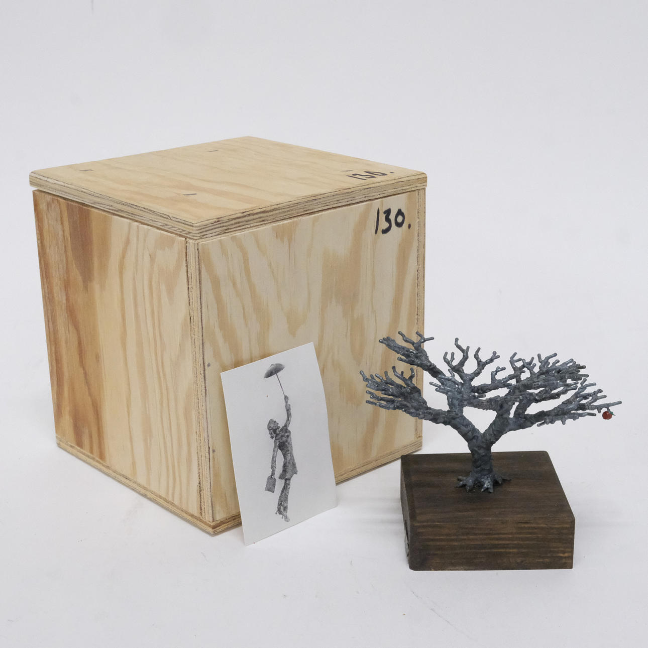 SVEN-ÅKE EKBERG. APPLE TREE WITH APPLE.