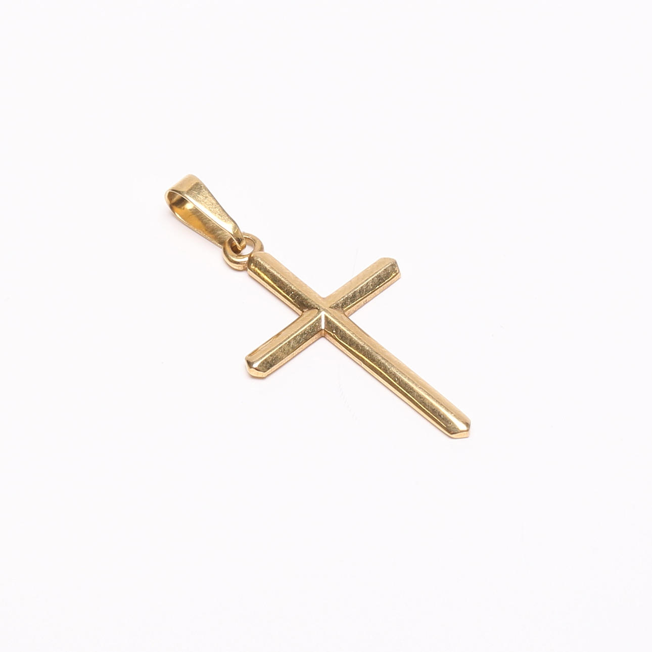 HÄNGE, kors, 18K guld, vikt ca 0.8gram.