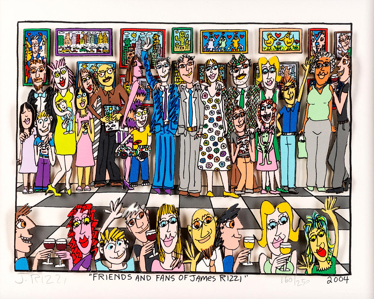 JAMES RIZZI (1950-2011). Vänner och fans av James Rizzi. Konst - Grafik ...