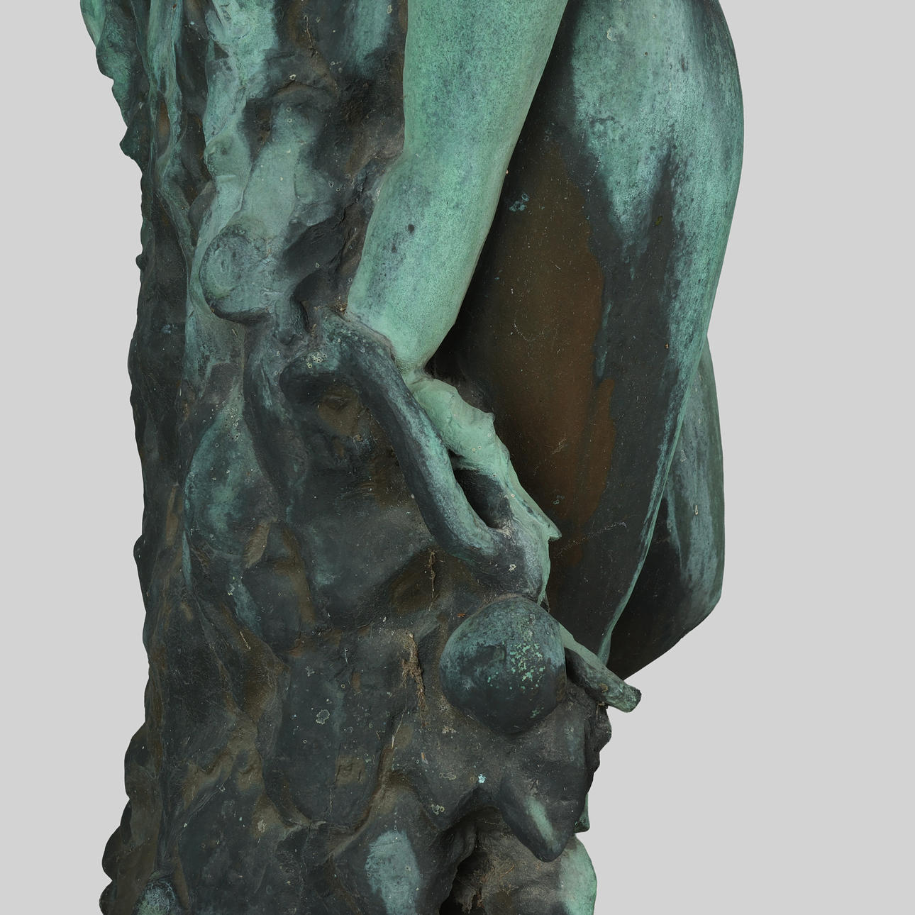 SVEND RATHSACK (1885-1941). “Eve with the serpent”, large sculpture of ...