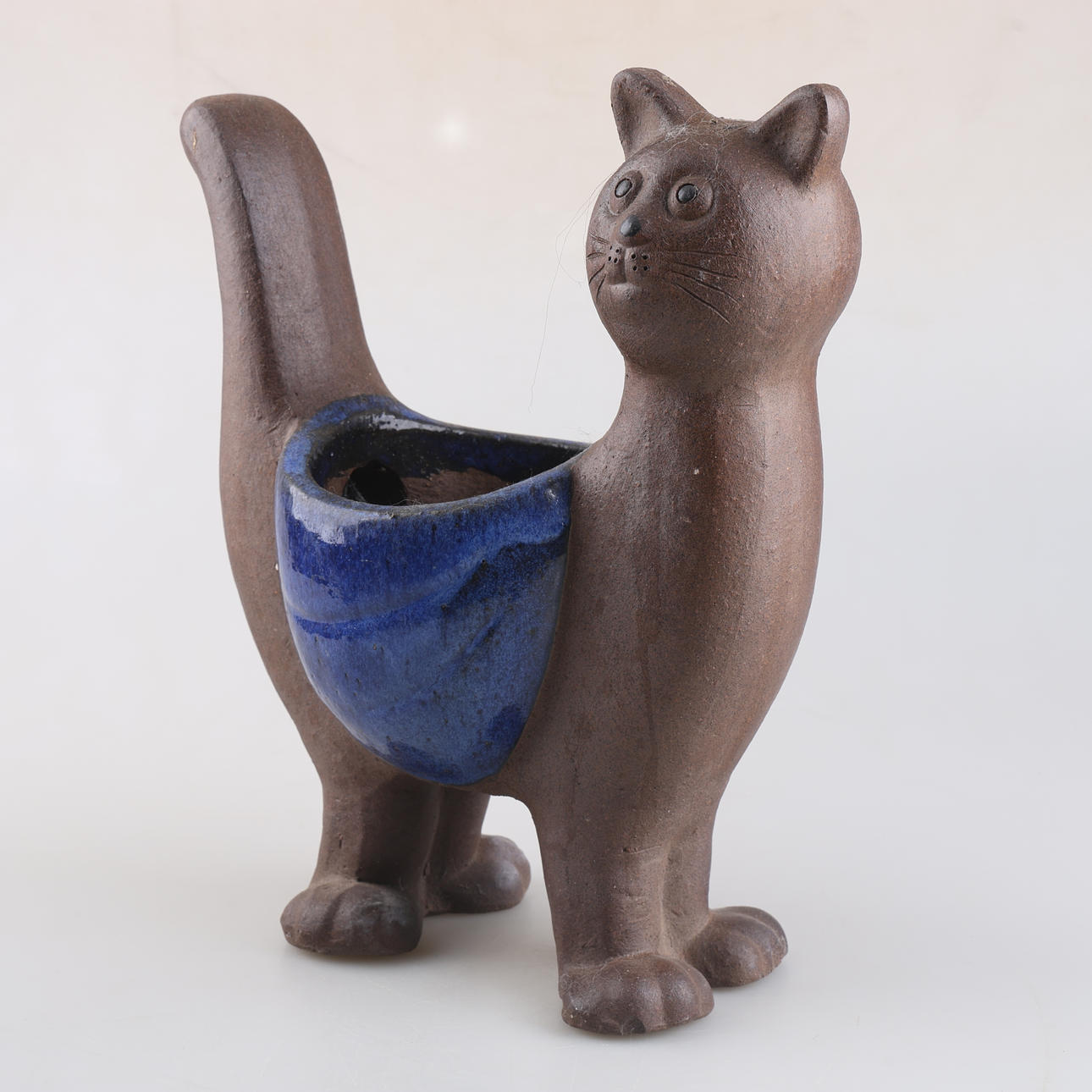 KRUKA, stengods, delvis glaserad, samtida.