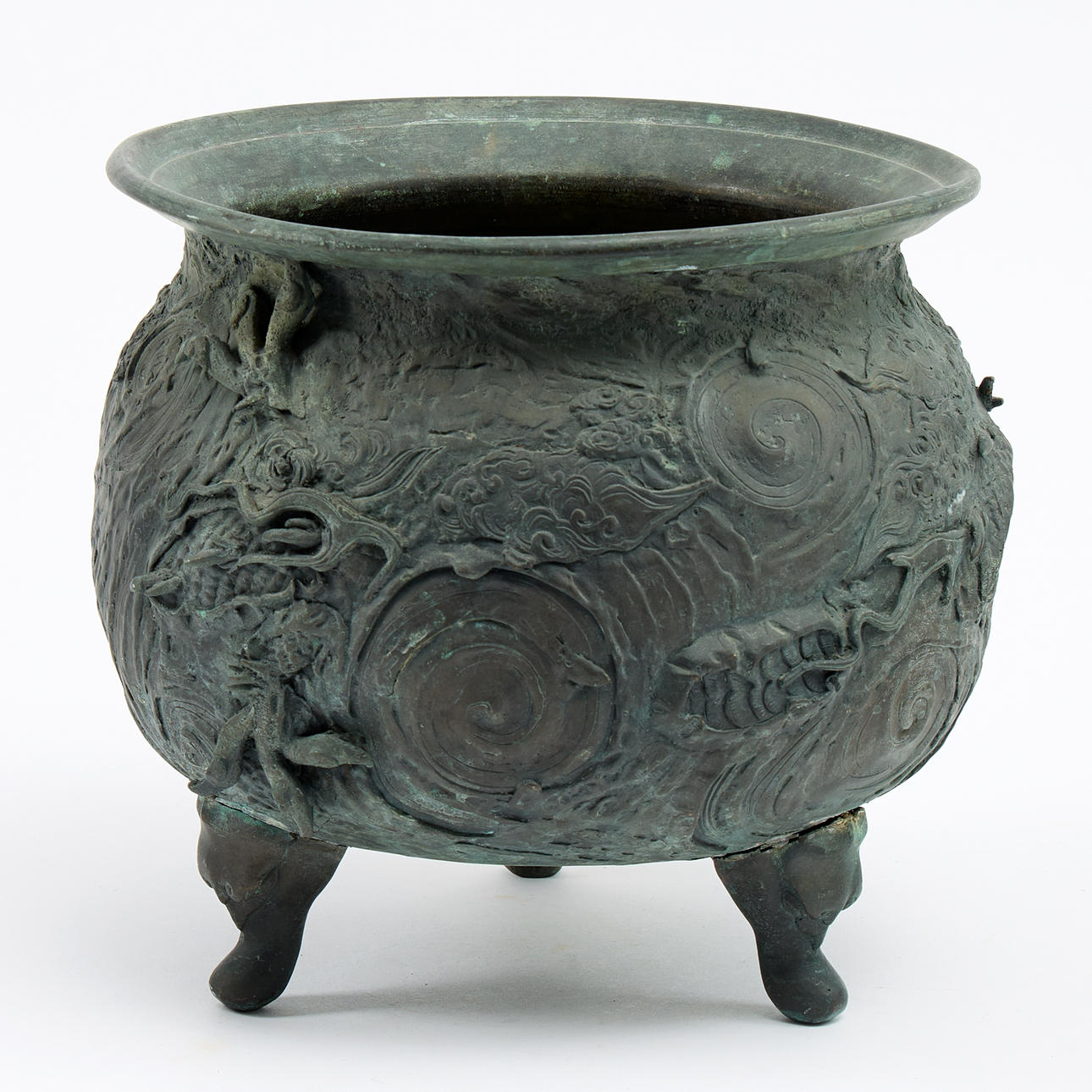 OUTER LINER/URN China 20th Century Bronze.