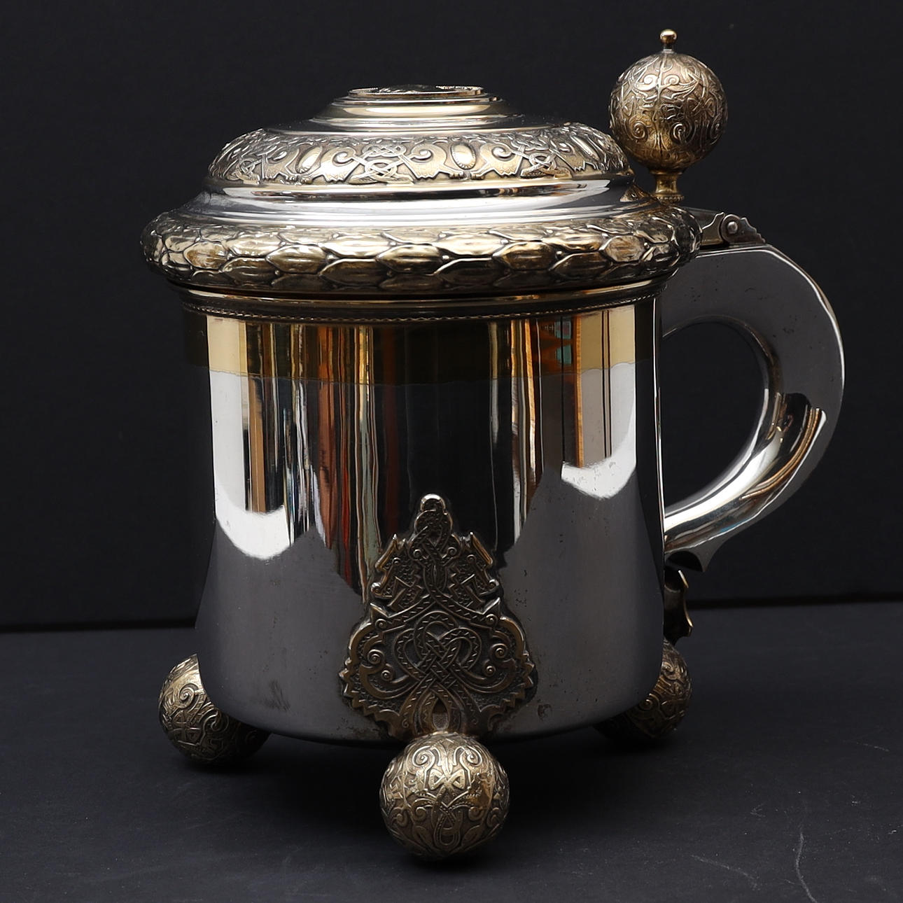 DRYCKESKANNA, Silver, CG HALLBERG, 1949.