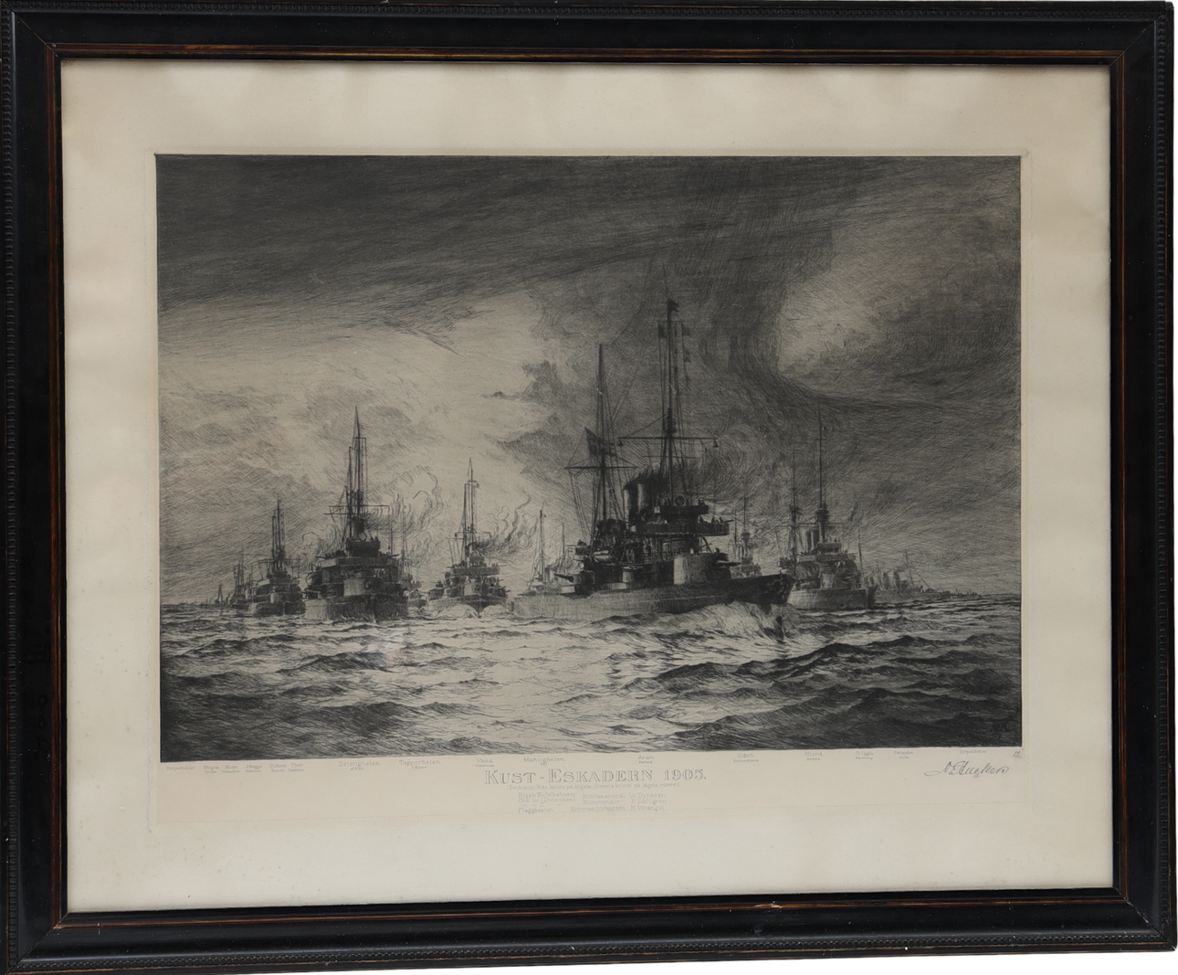 GRAPHIC SHEET, “Kustskandern 1905".