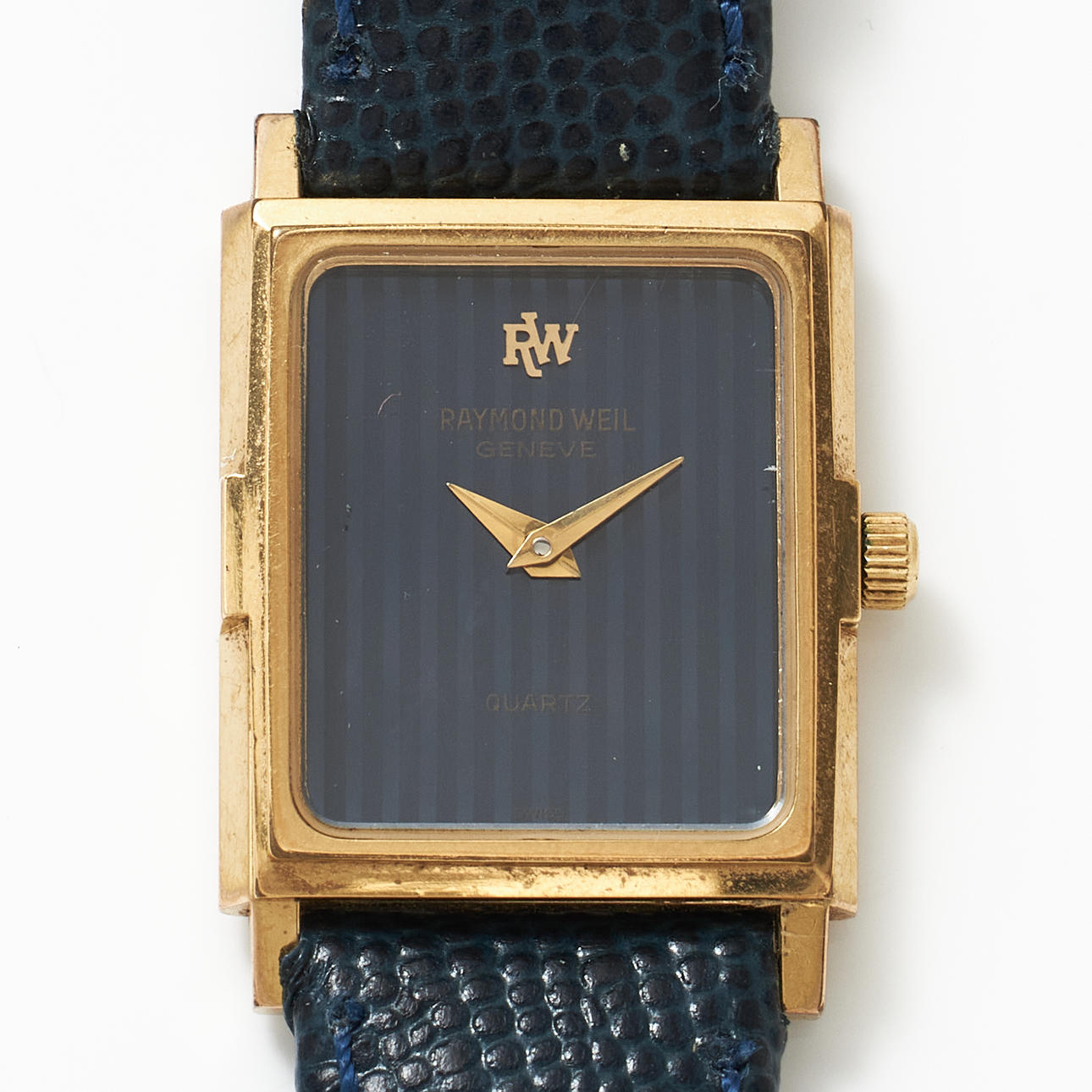 RAYMOND WEIL, Tank model, wristwatch, 18k gold plated, quartz