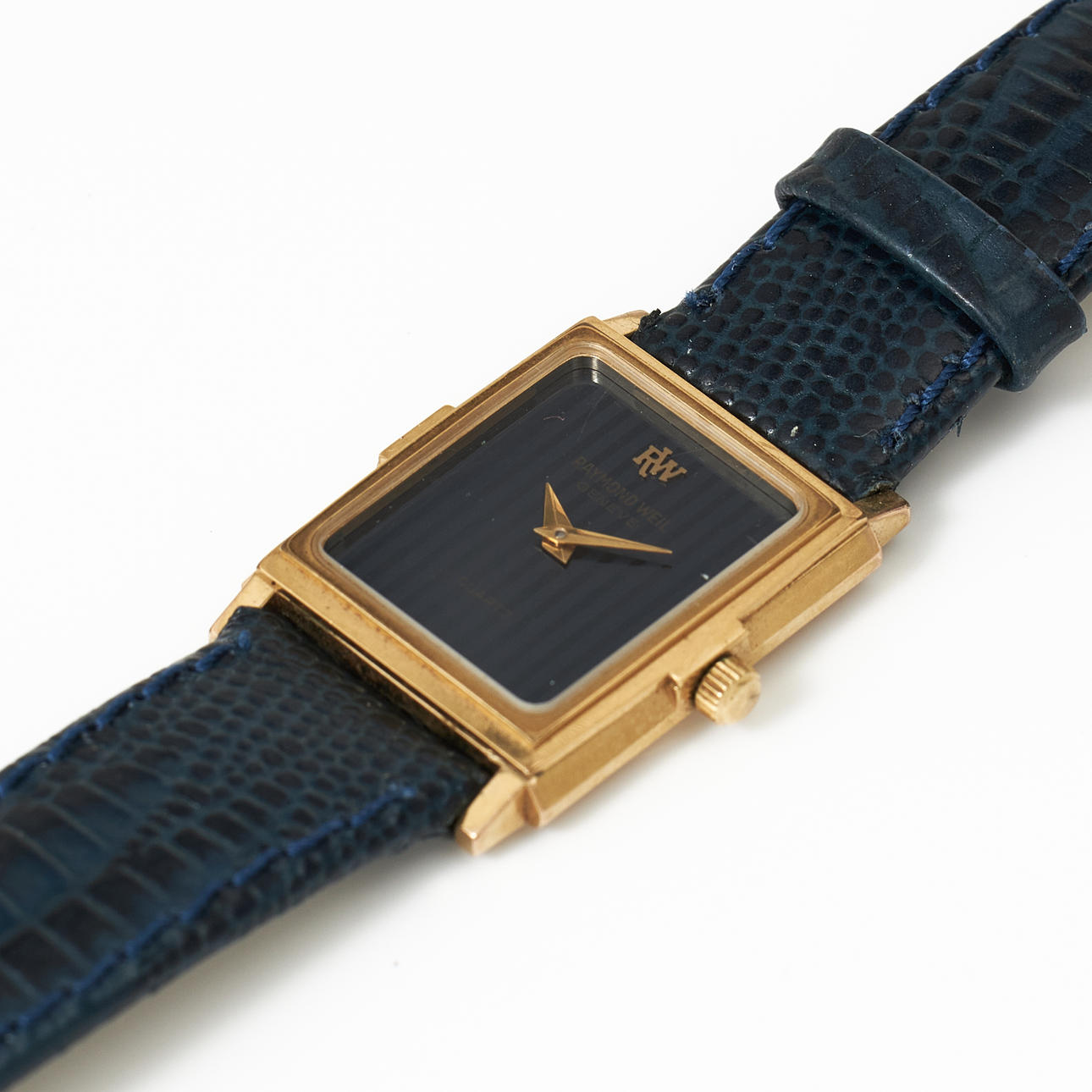 RAYMOND WEIL, Tank model, wristwatch, 18k gold plated, quartz