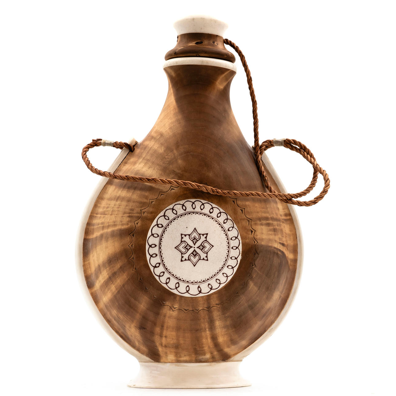 ANDERS SUNNA. Saltbottle, Sameslöjd, Signed 20th century.