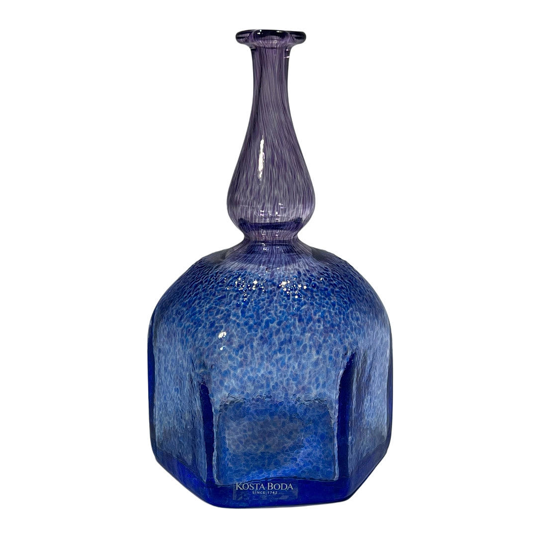 BERTIL VALLIEN x Kosta Bota. Glass violet rack in shades of blue and ...