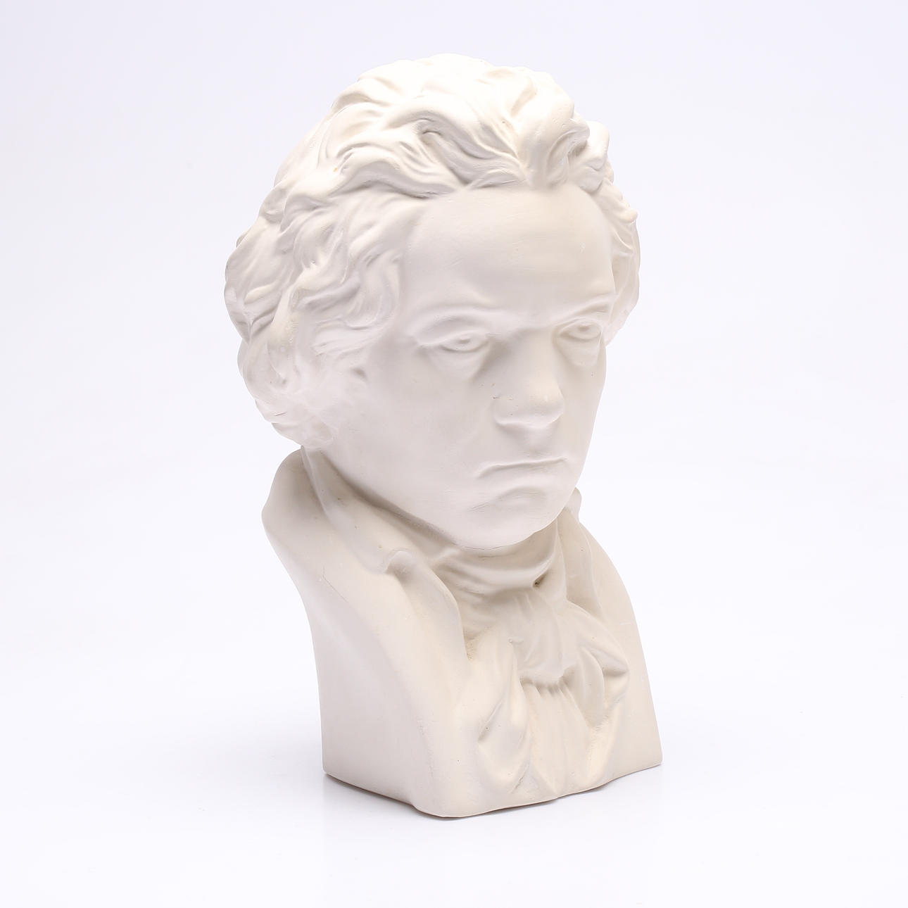 BUST, plaster, Ludwig van Beethoven.