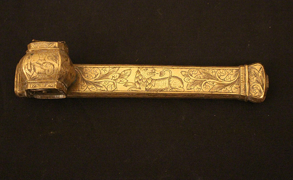 BREVPAPPER SET & DIVIT CONTAINER Ottoman runt 1800.