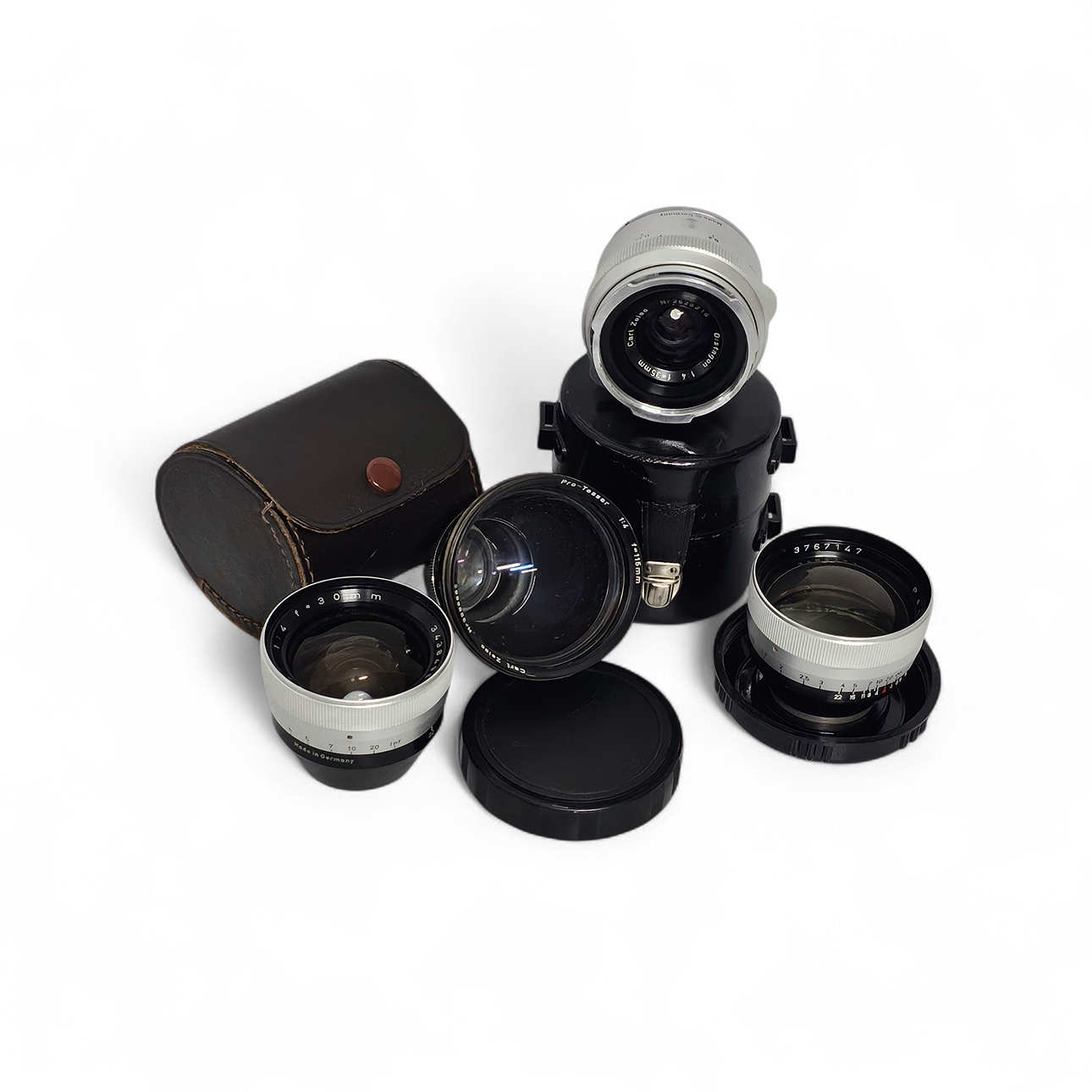 ZEISS ICON. Four camera lenses.