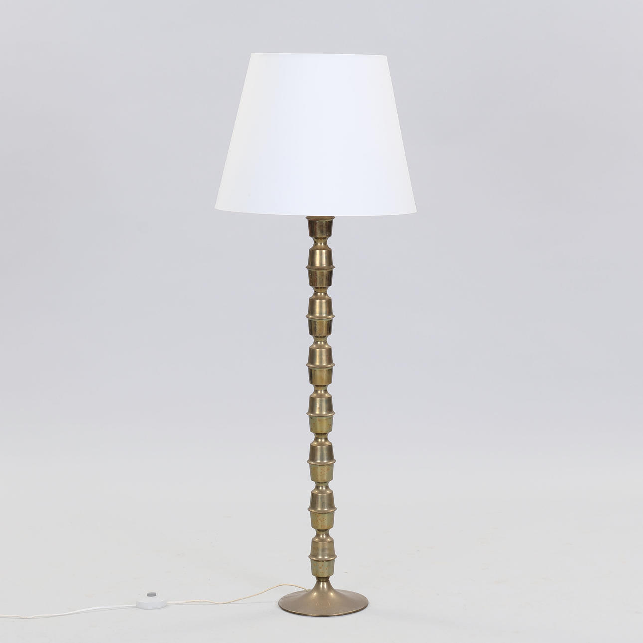 Brass floor lamp. Denmark circa 1960's.