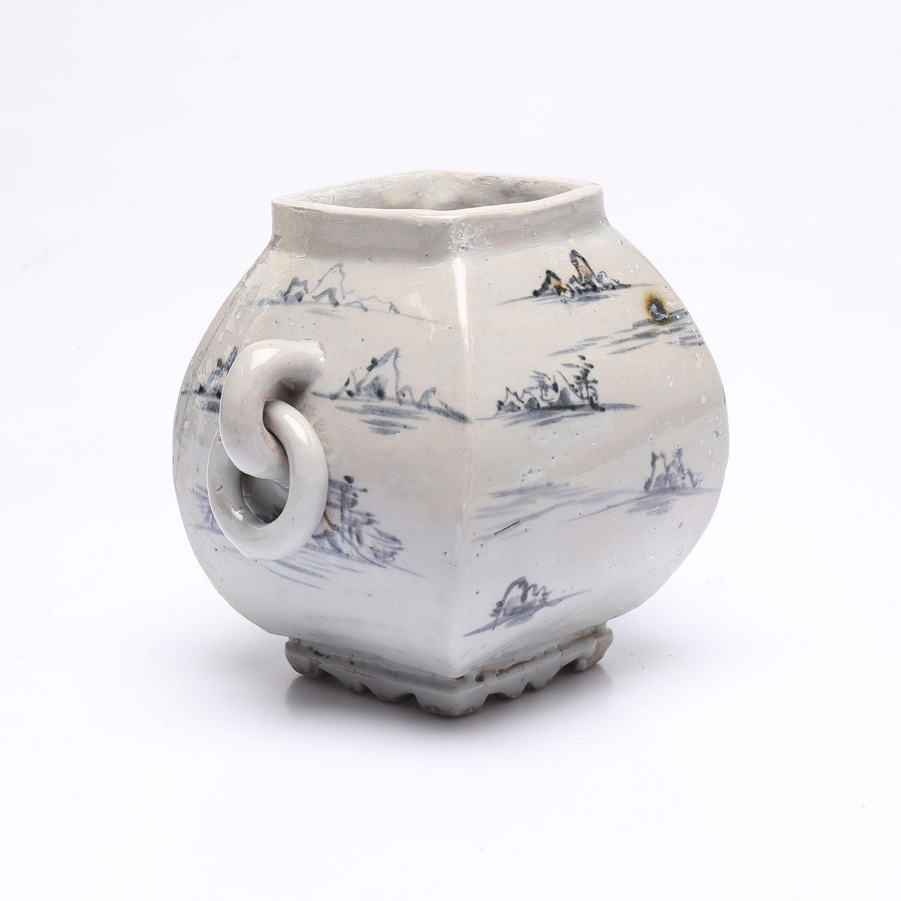 A ceramic vase/incense burner, probably Korea.